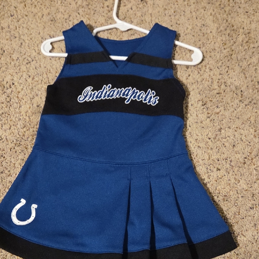 Indianapolis Cheerleader Dress in Blue and Black